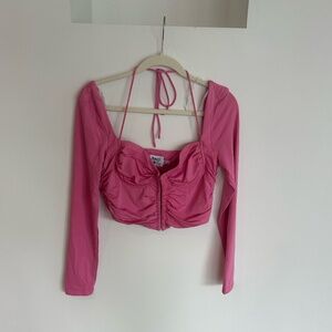 Princess Polly Galyn Long Sleeve Top in Pink
